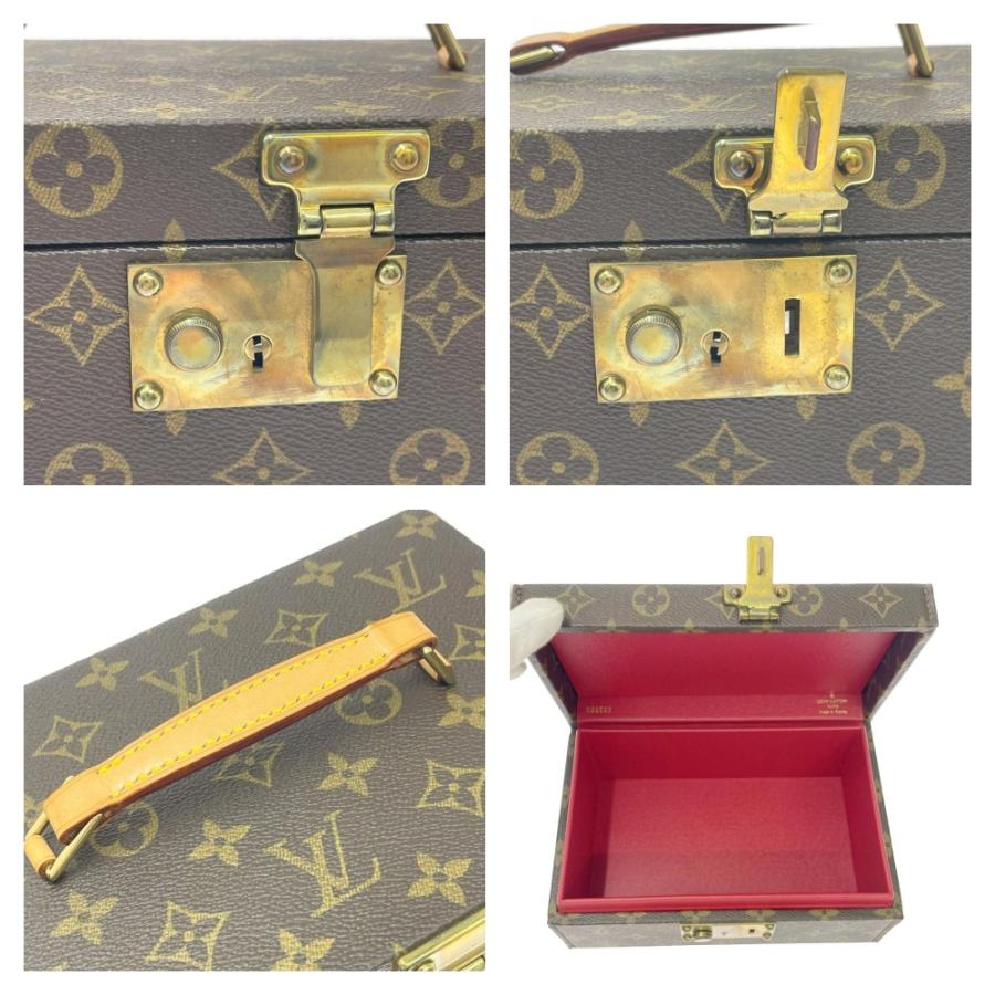 【箱付き】 LOUIS VUITTON ルイ・ヴィトン M47236 モノグラム PVC ボワットアトゥー ジュエリーケース ブラウン 476982 バッグ