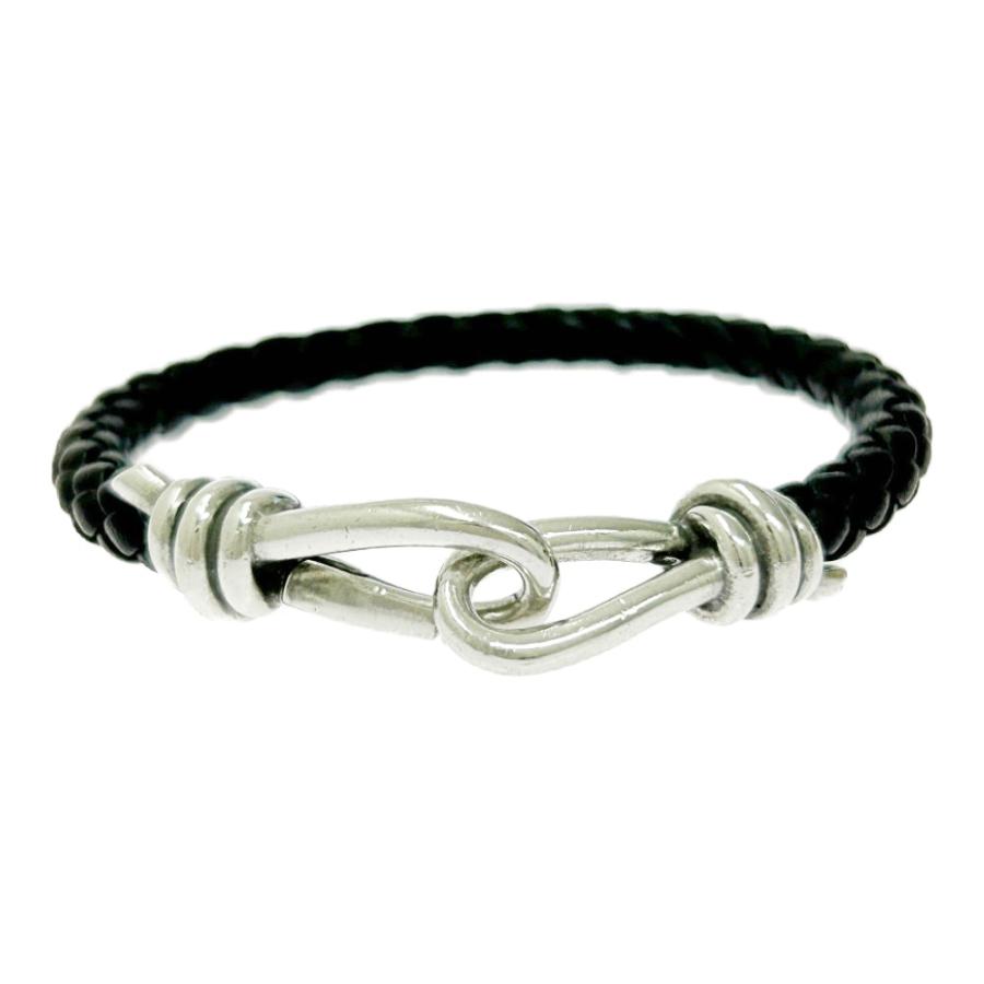 TIFFANY&Co.（ティファニー） シルバー レザー ノットシングルブレイド 