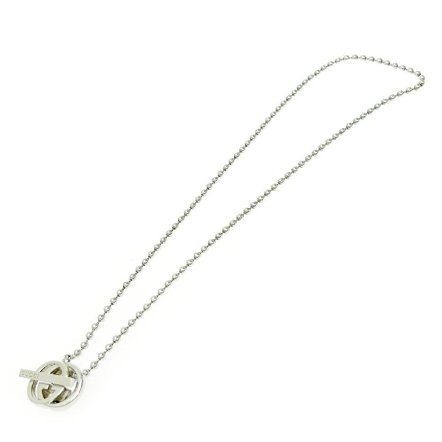 GUCCI グッチ シルバー インターロッキングG ボールチェーン