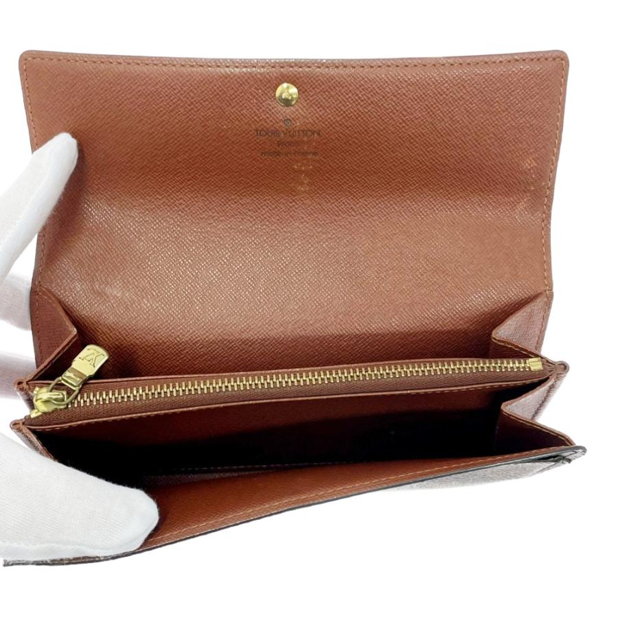 ルイヴィトン LOUIS VUITTON ポルト モネ クレディ ポルトモネクレディ M61725 モノグラム 二つ折り長財布 フラップ ロングウォレット 長財布 モノグラムキャンバス ブラウン ルイヴィトン/長財布/ポシェットポルトモネクレディ/型番：M61725の