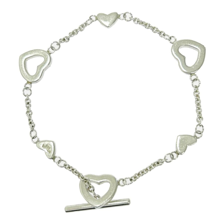 Tiffany&Co. ティファニー ハートリンク ラリアット ブレスレット TIFFANY&Co.（ティファニー） 【箱付き】 シルバー ハートリンク