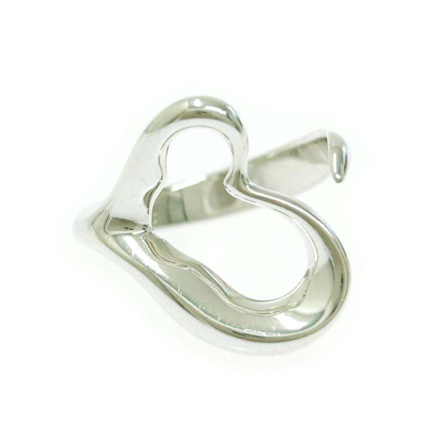 Tiffany & Co. シルバーリング　正規品 TIFFANY&Co.（ティファニー） シルバー オープンハート リング 4.8g