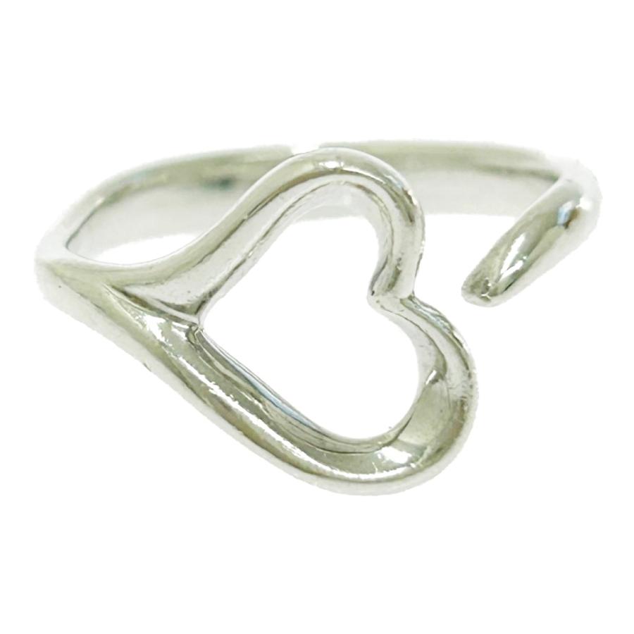 TIFFANY&Co.（ティファニー） シルバー オープンハート リング 2.4g