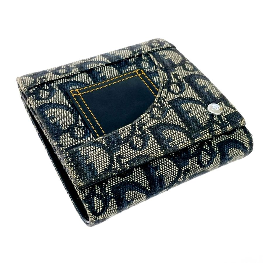 美品✨クリスチャンディオール キャンバス ロゴ 三つ折り財布 Amazon.co.jp: [Dior] [クリスチャンディオール] 三つ折り財布