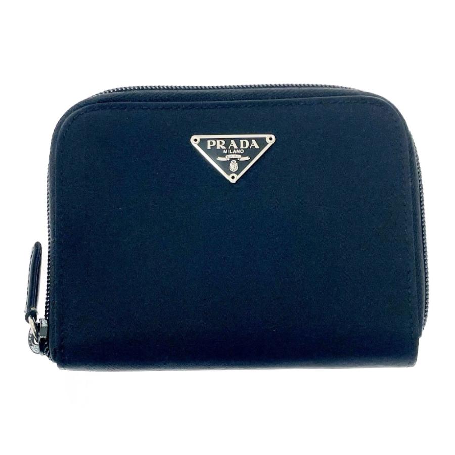 PRADA（プラダ） ナイロン 二つ折り財布 ブラック 531522 二つ折り財布