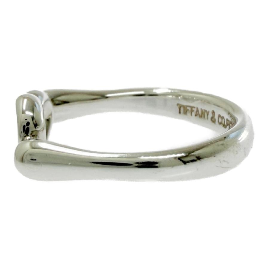 Tiffany & Co. オープンハートリング 箱・ポーチ・ショッパー付き TIFFANY&Co.（ティファニー） 【保存袋付き】 シルバー オープンハート
