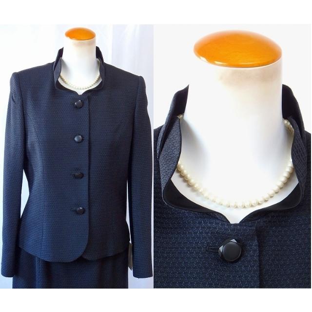 桐生織 シルクウール素材 日本製 伝統織物 スタンドフリルカラー