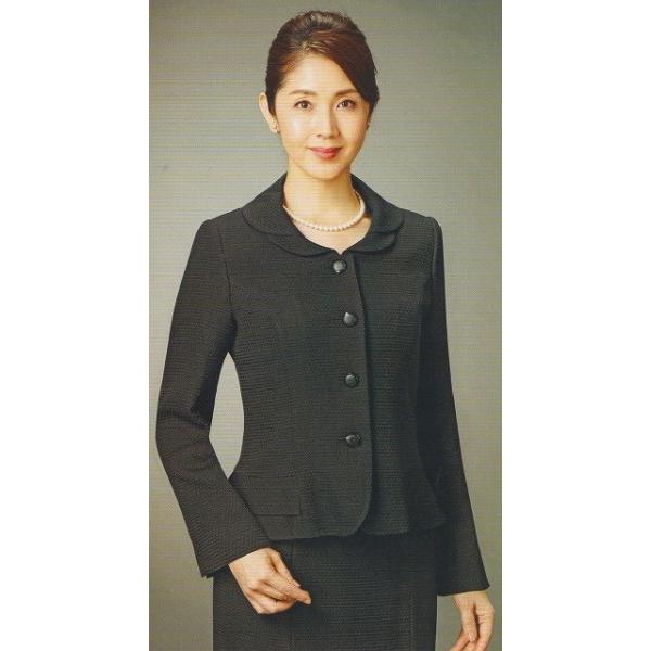 日本製 ブラックフォーマル 桐生織 スーツ フォーマル シルク ウール素材 2枚衿テーラードカラー 上質フォーマルスーツ レディースファッション ブランドフォーマルセレクトストア 18 まとめ割り