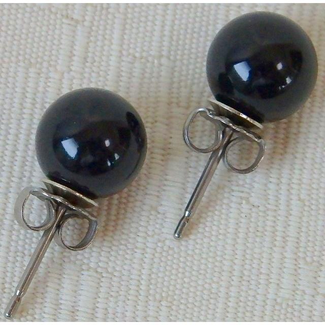 日本製 岩佐(イワサ） ジェットマグネット留め仕様 ネックレス・ピアス