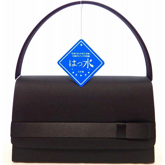 岩佐 (イワサ） サテンリボンアクセント 日本製 スマホ用ポケット付き フォーマルバッグ_5