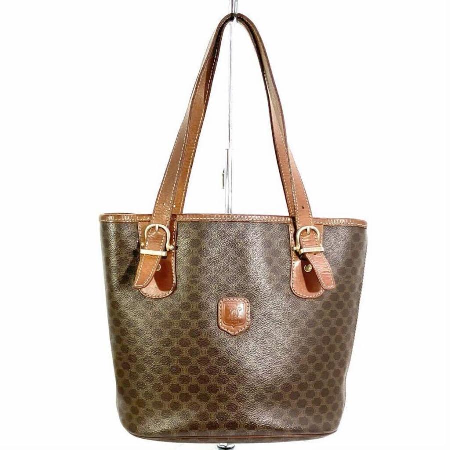 CELINE 中古 セリーヌ マカダム柄 ト−トバック M95 ショルダーバッグ 