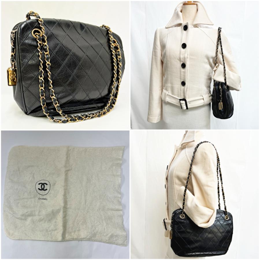 送料無料 中古 シャネル バッグ CHANEL ビコローレ チェーン ショルダーバッグ 146358｜brand-kirara｜03