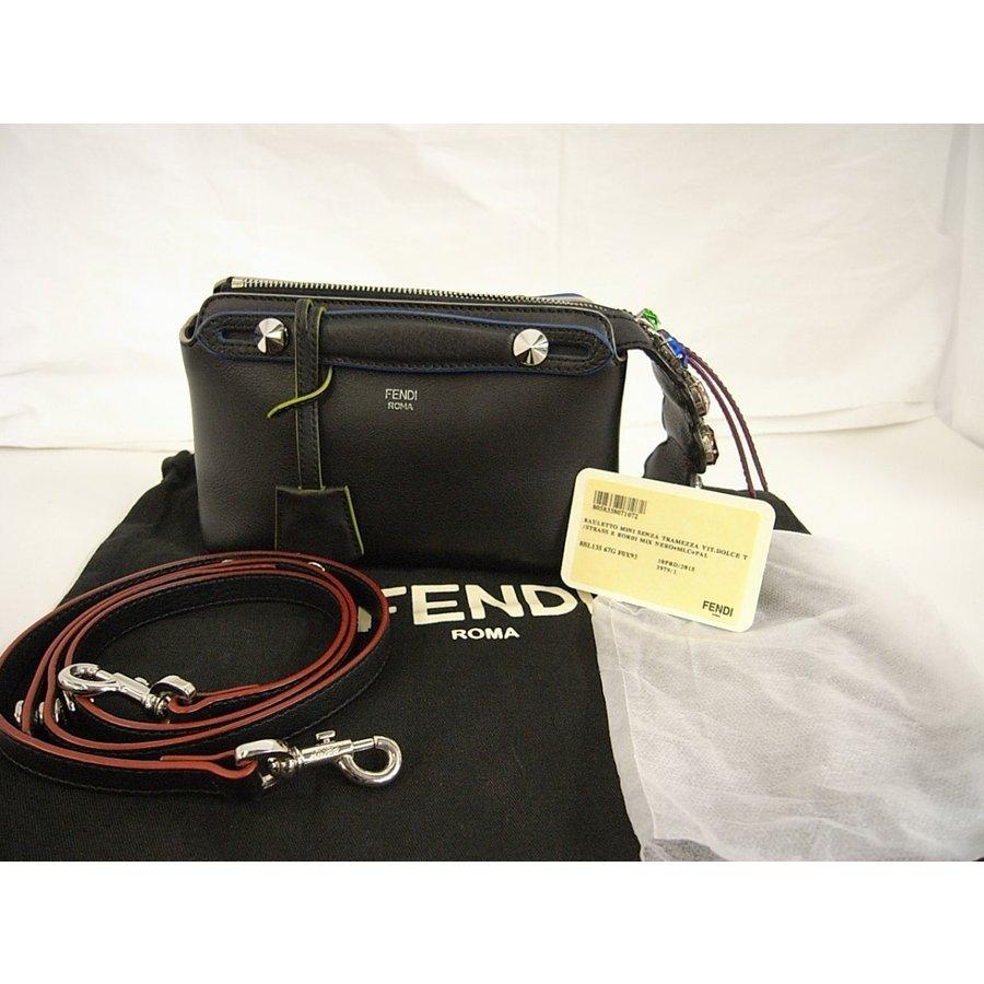 BY THE WAY 美品 フェンディ バッグ FENDI ミニ バイザウェイ ビジュー 