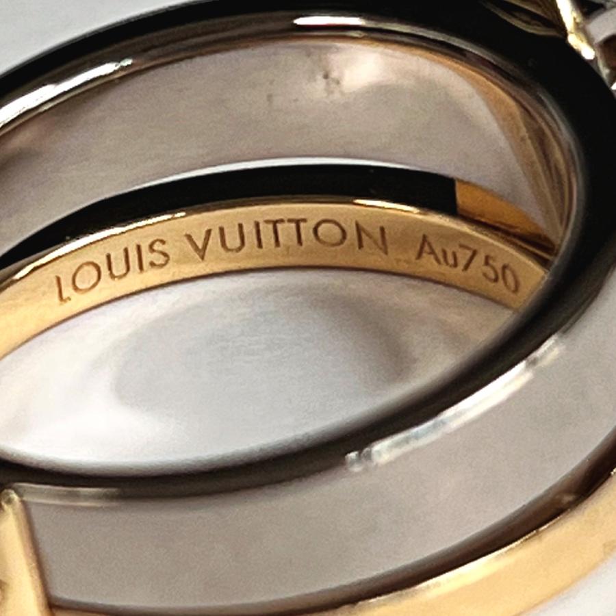 送料無料 中古 ルイ ヴィトン リング 指輪 LOUIS VUITTON バーグロック 