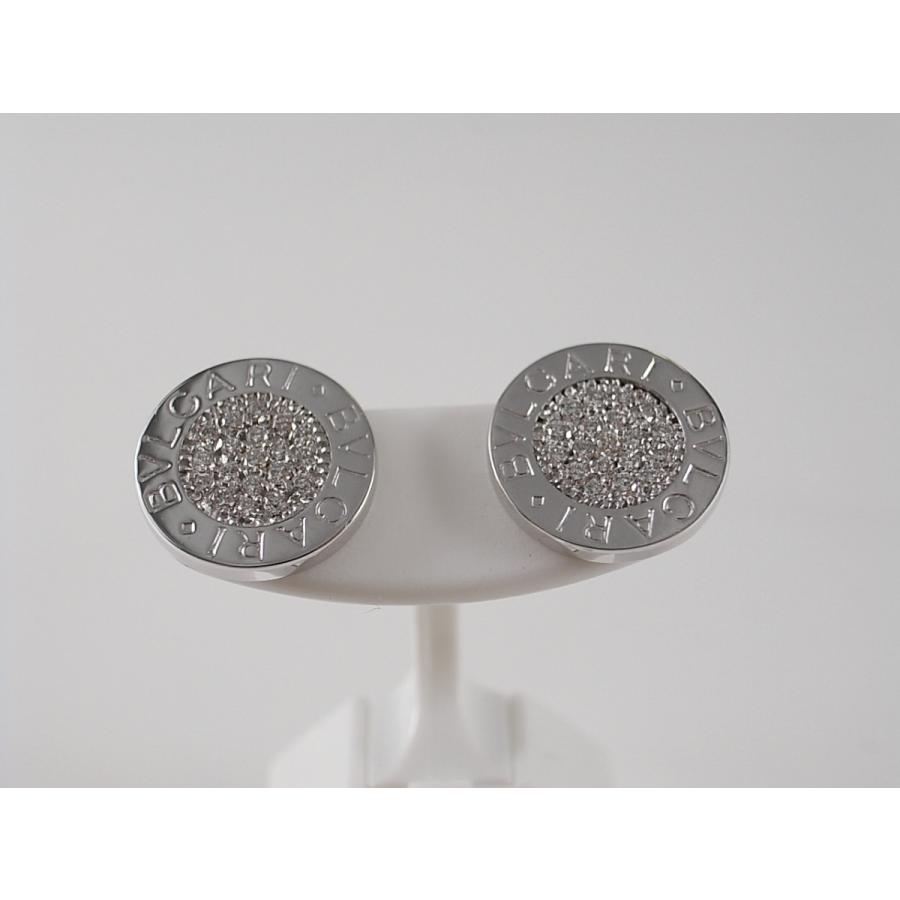 ブルガリ ピアス BVLGARI ブルガリブルガリ パヴェ ダイヤ K18 WG 750 ブルガリ ピアス BVLGARI ブルガリブルガリ パヴェ ダイヤ K18 WG 750