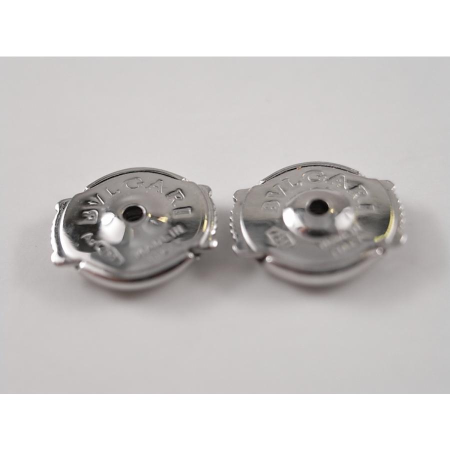 ブルガリ ピアス BVLGARI ブルガリブルガリ パヴェ ダイヤ K18 WG 750 ...