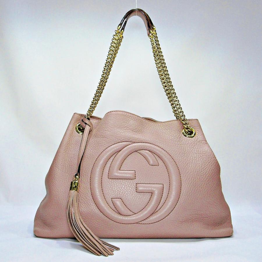 チェーン 送料無料 中古 グッチ GUCCI ソーホー インターロッキングG  