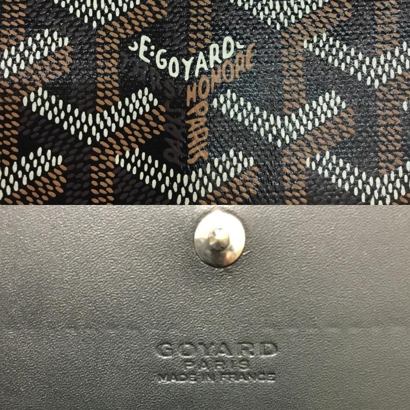 送料無料 中古S ゴヤール 長財布 GOYARD ヴァレンヌ ショルダーバッグ ポーチ ウォレット 袋付き 148524｜brand-kirara｜05