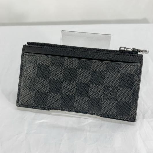 【中古A】ルイ ヴィトン LOUIS VUITTON ダミエ・グラフィット N64038 コインカード・ホルダー カード・ケース SV金具 メンズ 145498｜brand-kirara｜02