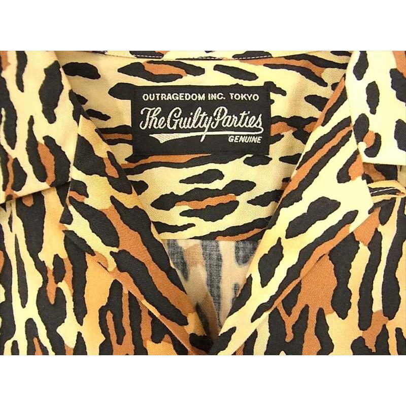 ワコマリア WACKO MARIA 極美品 13AW-LEO-01 レーヨン オープンカラー 