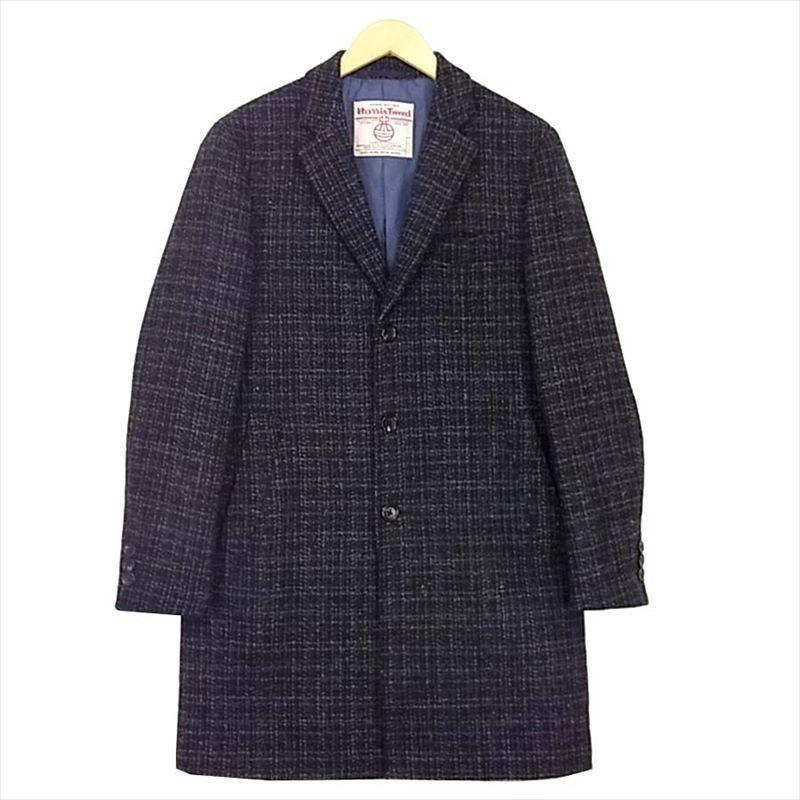 ミツミネ MITSUMINE Harris Tweed ハリスツイード チェスター コート 