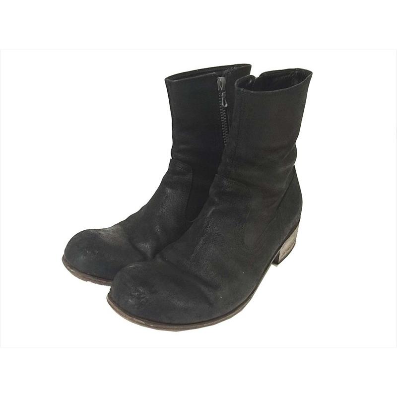 アタッチメント ATTACHMENT サイドジップ ブーツ ブラック系 42 【中古 