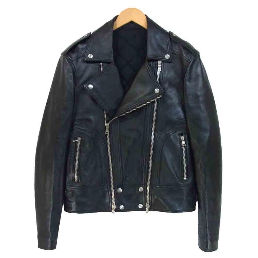 BALMAIN バルマン 18AW W8H2868P199 ダブルジップ ジップ ライダース 