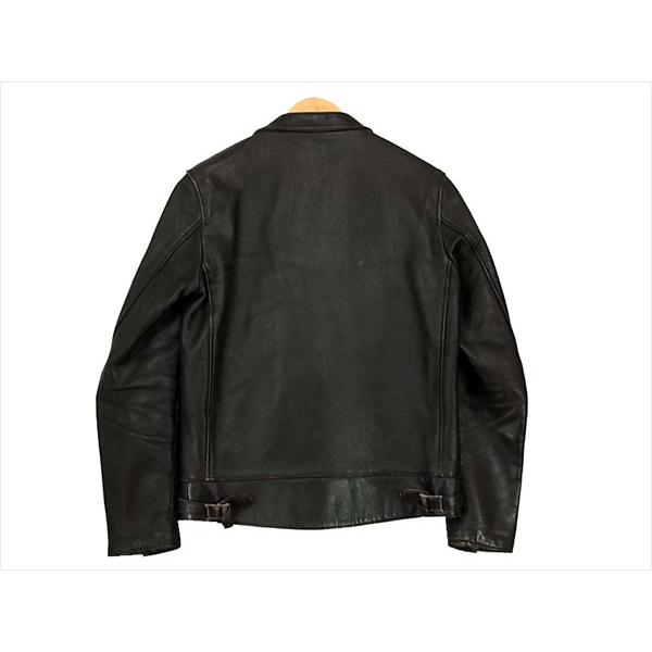 アディクトクローズ ADDICT CLOTHES AD-01 シープスキン シングル ライダース ジャケット ブラック系 36 【中古】 アディクトクローズ ADDICT CLOTHES AD-01 シープスキン シングル ライダース ジャケット ブラック系 36 【中古】
