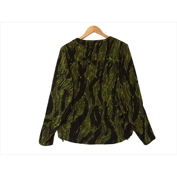 ニードルス NEEDLES 18AW DI245 V neck Tiger Camo Fleece Vネック 
