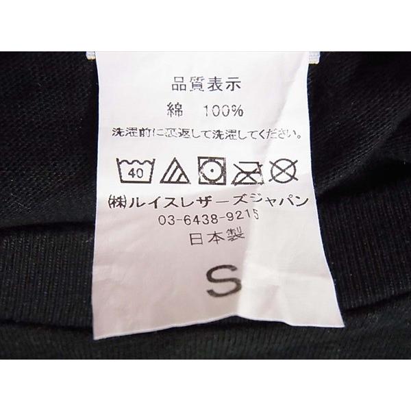 ルイスレザー LEWIS LEATHERS PRINT TEE プリント 半袖 メンズ 日本製 Tシャツ 黒系 S【中古】｜brand-life｜05