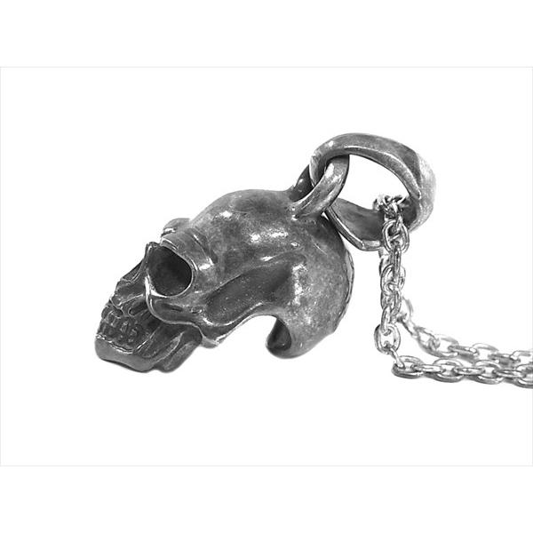 バックボーン BACKBONE × ラウドスタイルデザイン Loud Style Design LSD スカル ネックレス シルバー 【美品】【中古】 バックボーン BACKBONE × ラウドスタイルデザイン Loud Style Design LSD スカル ネックレス シルバー 【美品】【中古】