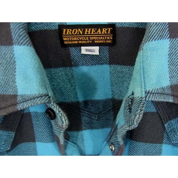 IRON HEART アイアンハート ブロックチェック ヘビーネル ウエスタン 