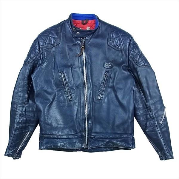 ルイスレザー LEWIS LEATHERS 70s ヴィンテージ SUPER PHANTOM スーパーファントム ライダース ジャケット ダークネイビー系 【中古】｜brand-life