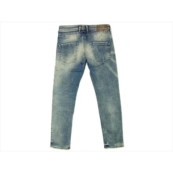 DIESEL ディーゼル 0830J STRETCH BELTHER ダメージ加工 ストレッチ 