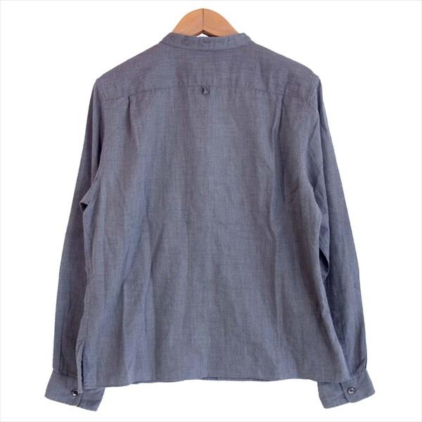 マーガレットハウエル MARGARET HOWELL バンドカラー シャツ