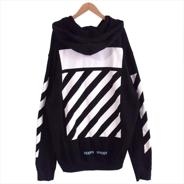 オフホワイト OFF-WHITE 国内正規品 17AW DIAG CARAVAGGIO HOODIE  