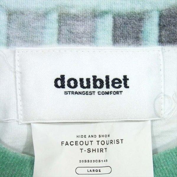 ダブレット doublet 20SS FACEOUT TOURIST T-SHIRT 自由の女神 フォト 