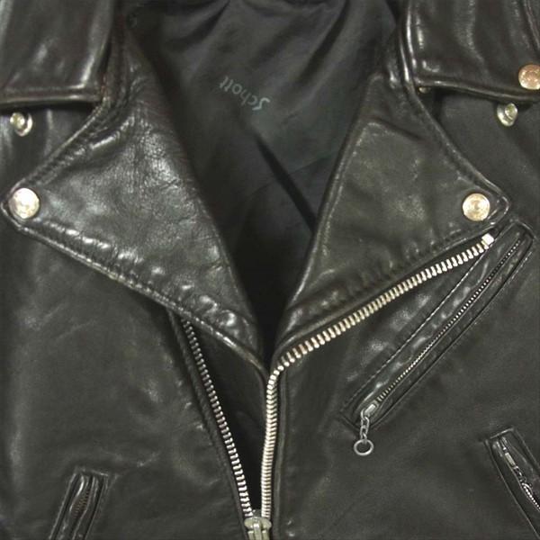 Schott N.Y.C ショット SCHOTT 125W 編み上げ ダブル ライダース 