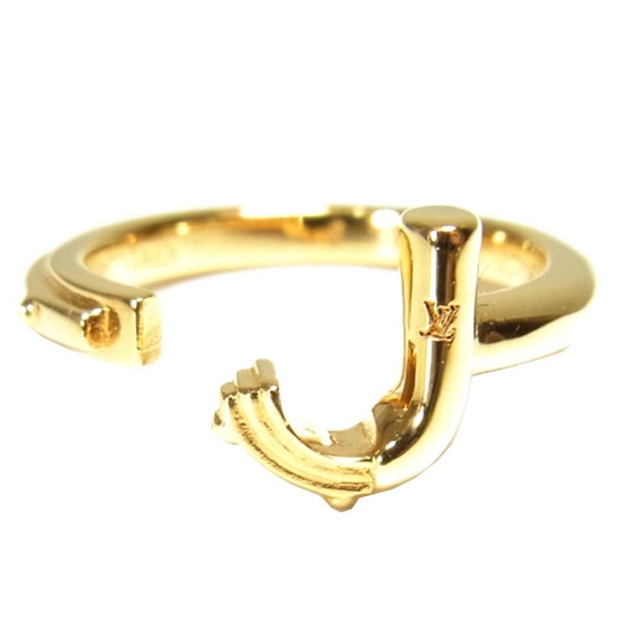 Louis Vuitton ルイ ヴィトン Lv Me イニシャル J アルファベット リング ゴールド系 中古 0k046fb0030ra98 ブランド専門店life 通販 Yahoo ショッピング