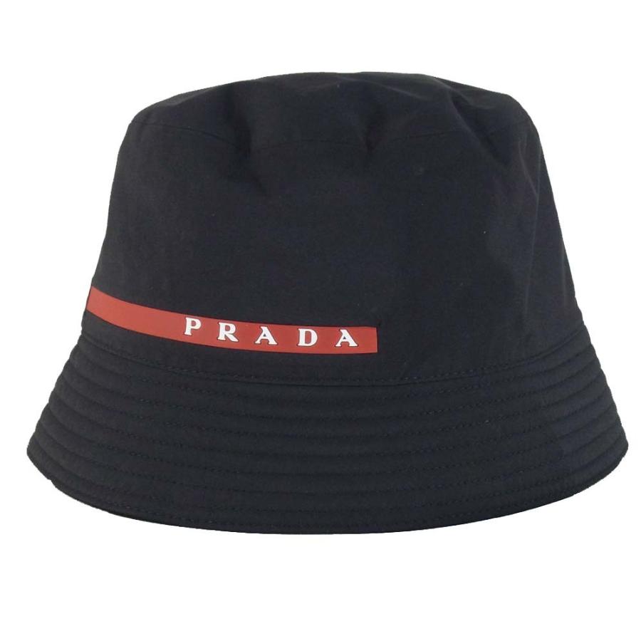 PRADA プラダ テクニカル ファブリック バケット ハット 帽子