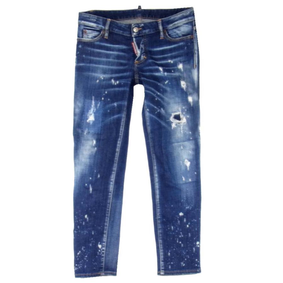 DSQUARED2 ディースクエアード スキニー ダメージ加工 36-