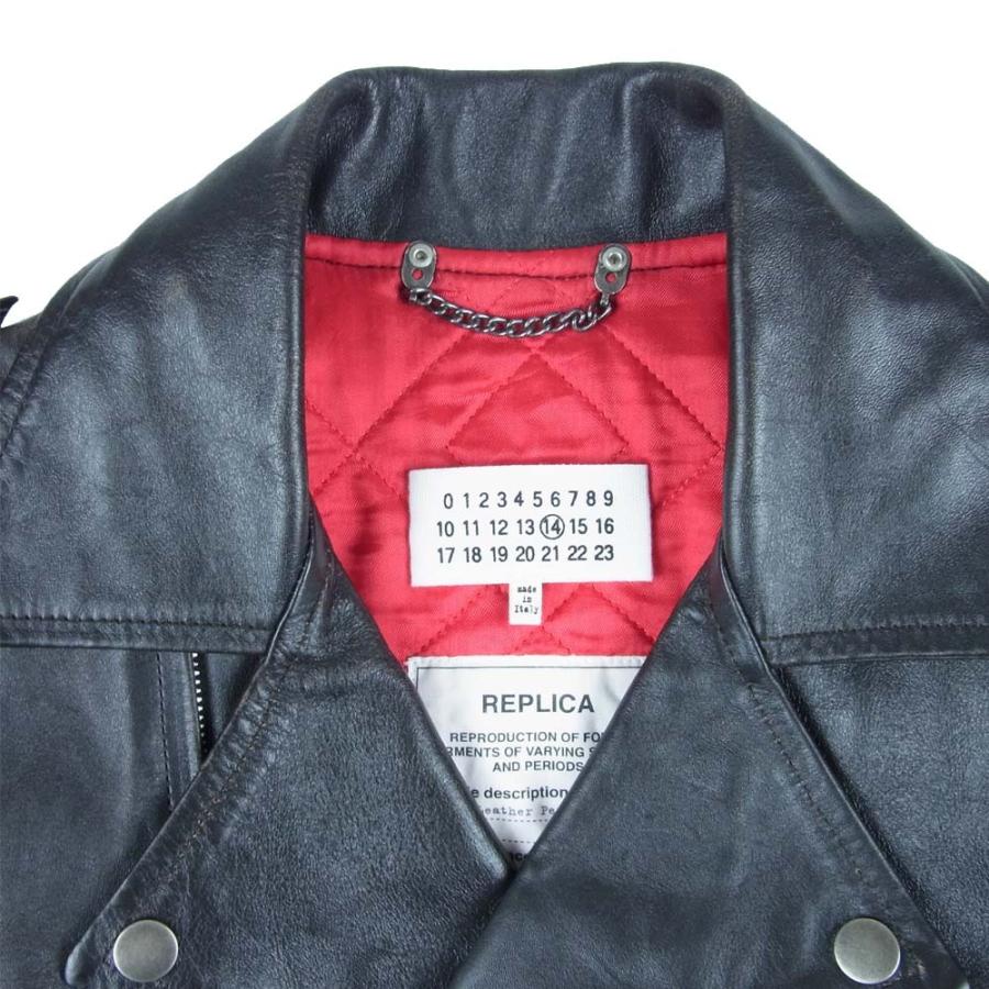 MAISON MARGIELA メゾンマルジェラ 15ss レプリカ ダブル ライダース 