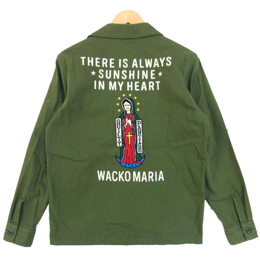 WACKO MARIA ワコマリア ヘリンボーン ミリタリー シャツ ジャケット 