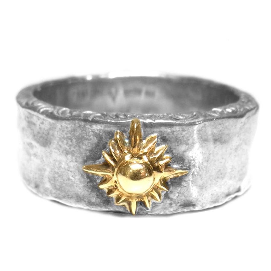 19号】アリゾナフリーダム18k 太陽神リング