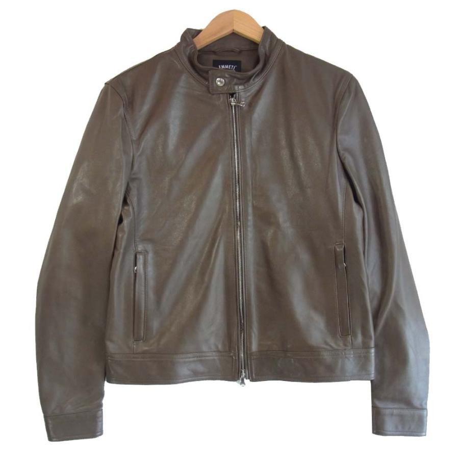 エンメティ EMMETI JURI ラムナッパ レザー シングル ライダース  