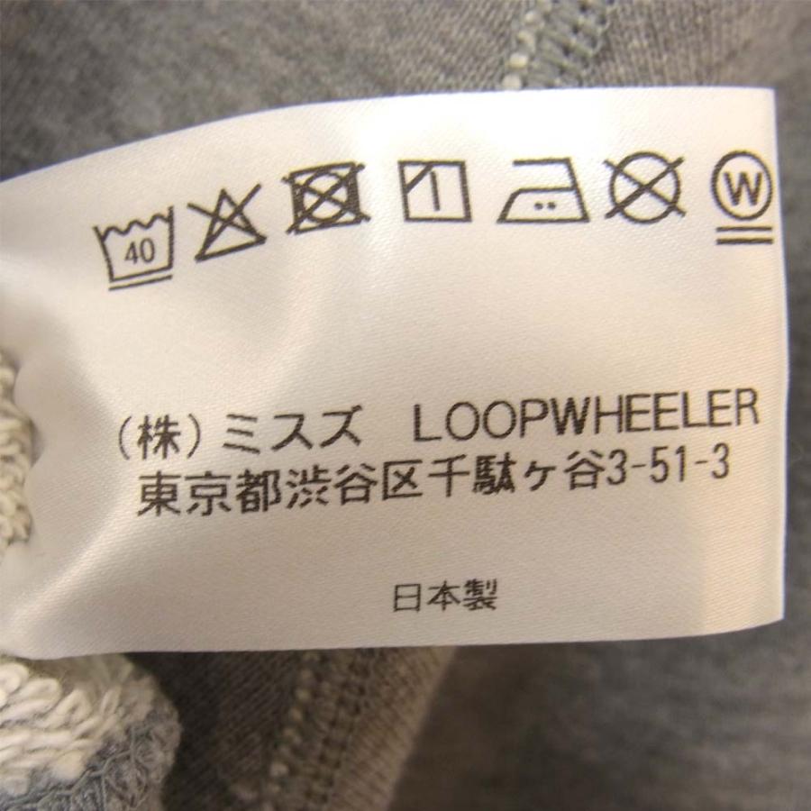 LOOPWHEELER ループウィラー LW290 ハイネック フルジップ パーカー 