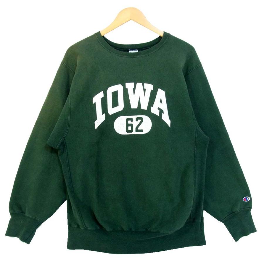 Champion チャンピオン リバースウィーブ スウェット IOWA 62 USA製 