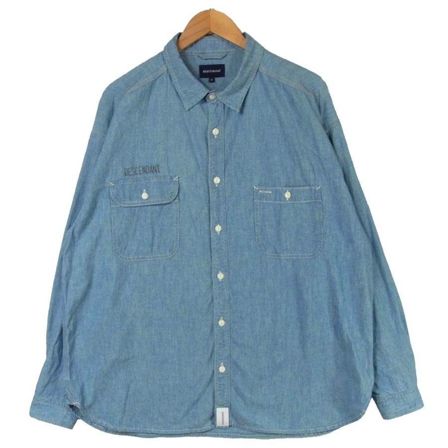 DESCENDANT ディセンダント 20SS 201WVDS-SHM03 VANNING CHAMBRAY 