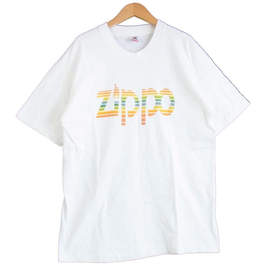 フルーツオブザルーム FRUIT OF THE LOOM 80~90s zippo プリント