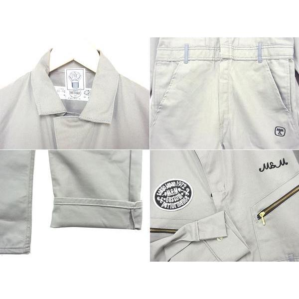 新品 M&MエムアンドエムフルロゴオールインワンつなぎM : ブランド専門 